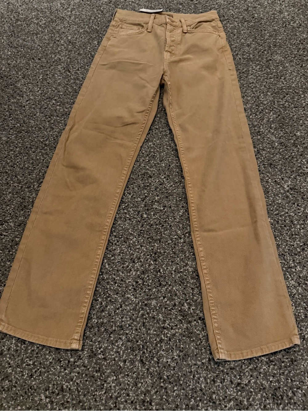 MOTHER Men's Khaki Straight-Leg Jeans